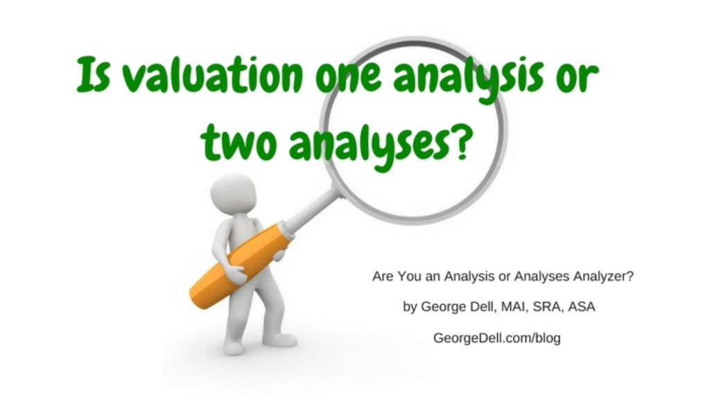 Is valuation one analysis or two analyses?