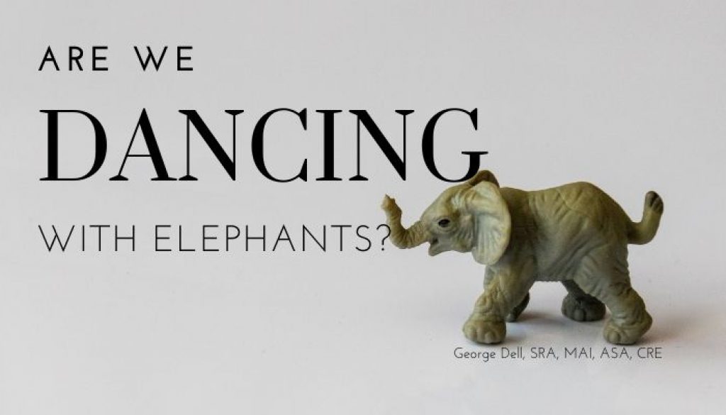 Are We Dancing With Elephants? by George Dell, SRA, MAI, ASA, CRE