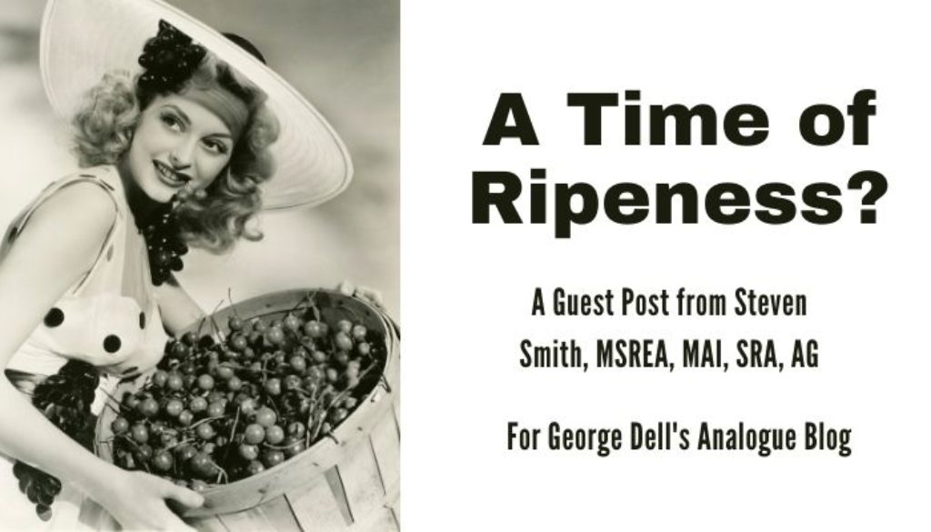 A Time of Ripeness? A Guest Post by Steven Smith, MSREA, MAI, SRA, AG for George Dell's Analogue Blog