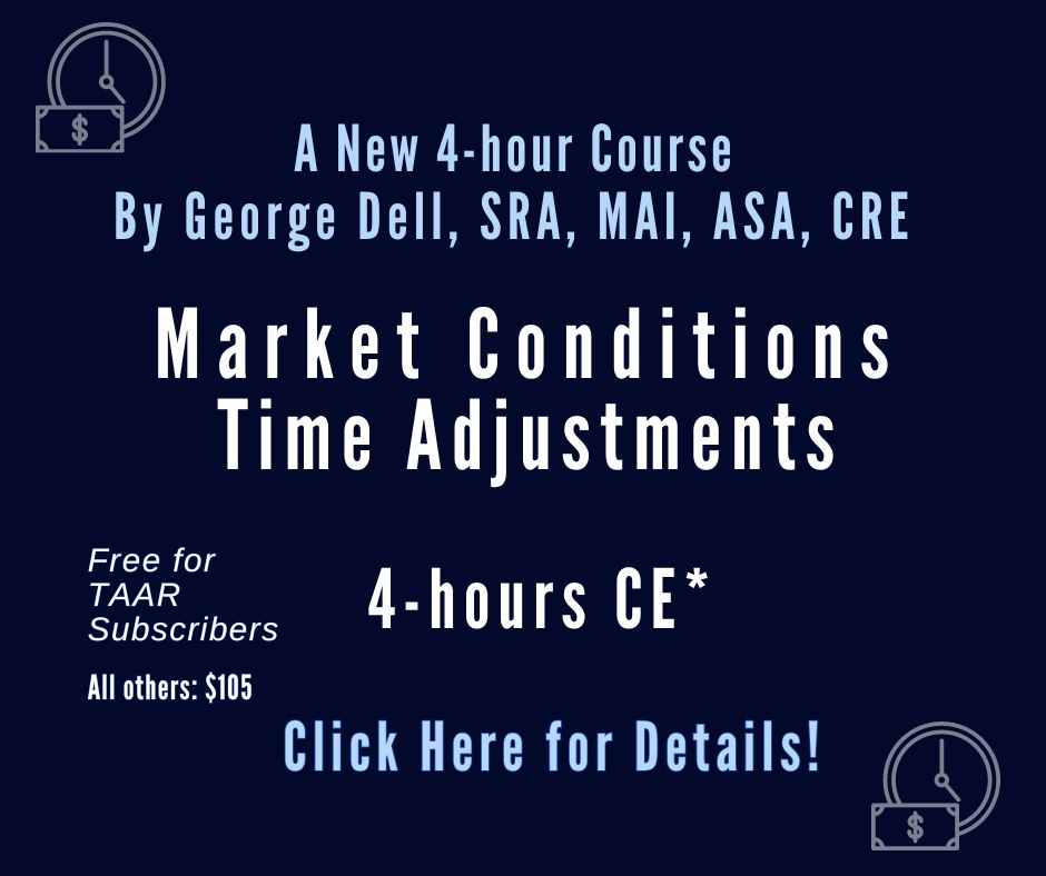 Free for TAAR Subscribers! Market Conditions Time Adjustments with George Dell's Valuemetrics.Info 4-hour CE $105 for all others