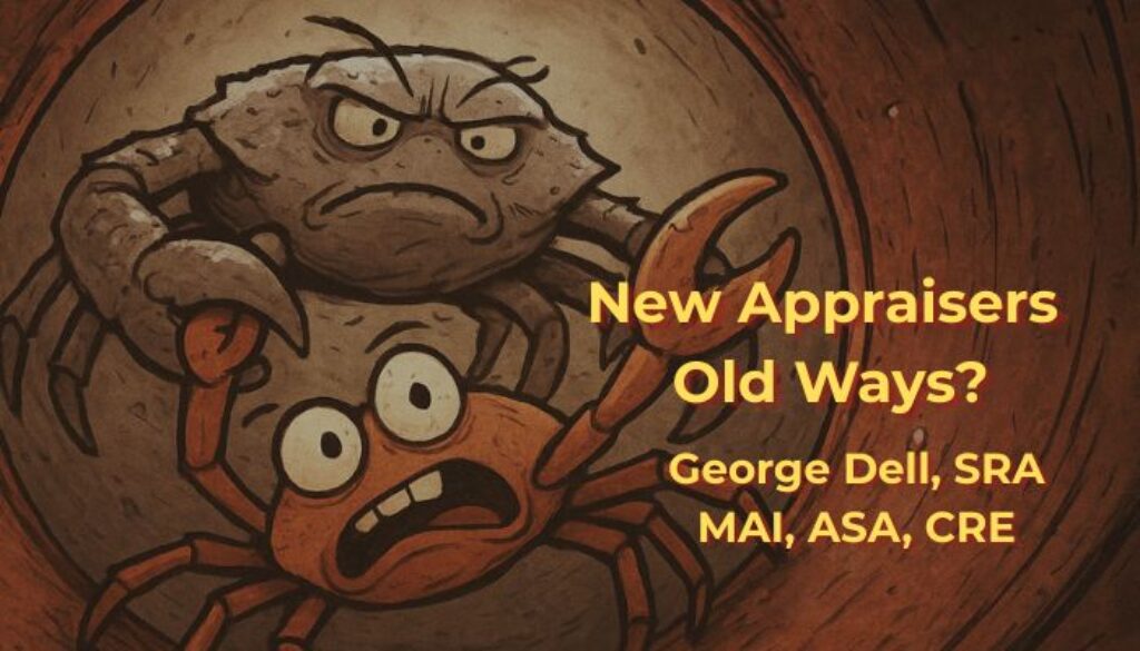 New Appraisers Old Ways? George Dell, SRA, MAI, ASA, CRE